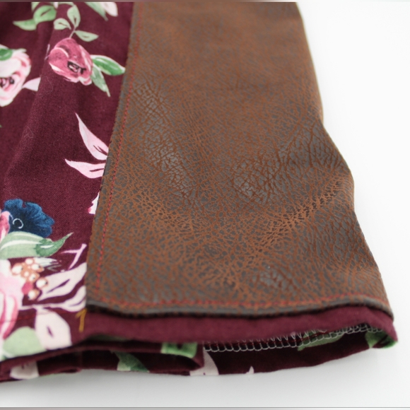 Fall-Ready Cotton Dress – 3T Bold Floral with Luxe Details - Picture 5 of 10